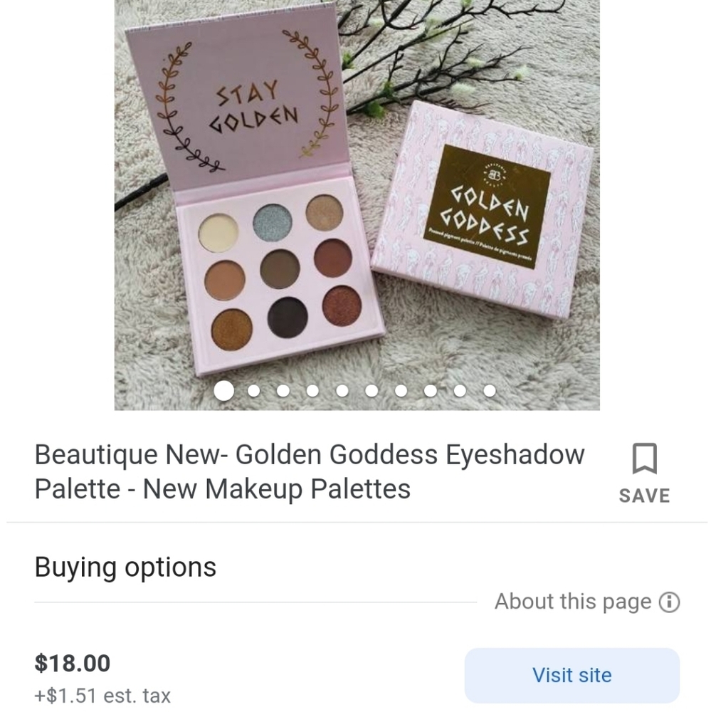 Stay golden palette